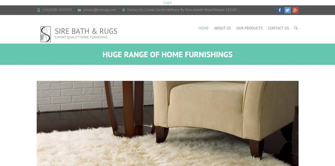 sirebath&rugs-home page