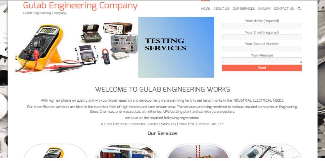 gulabengineering-homepage