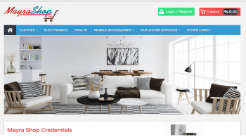 Mayrashop-homepage