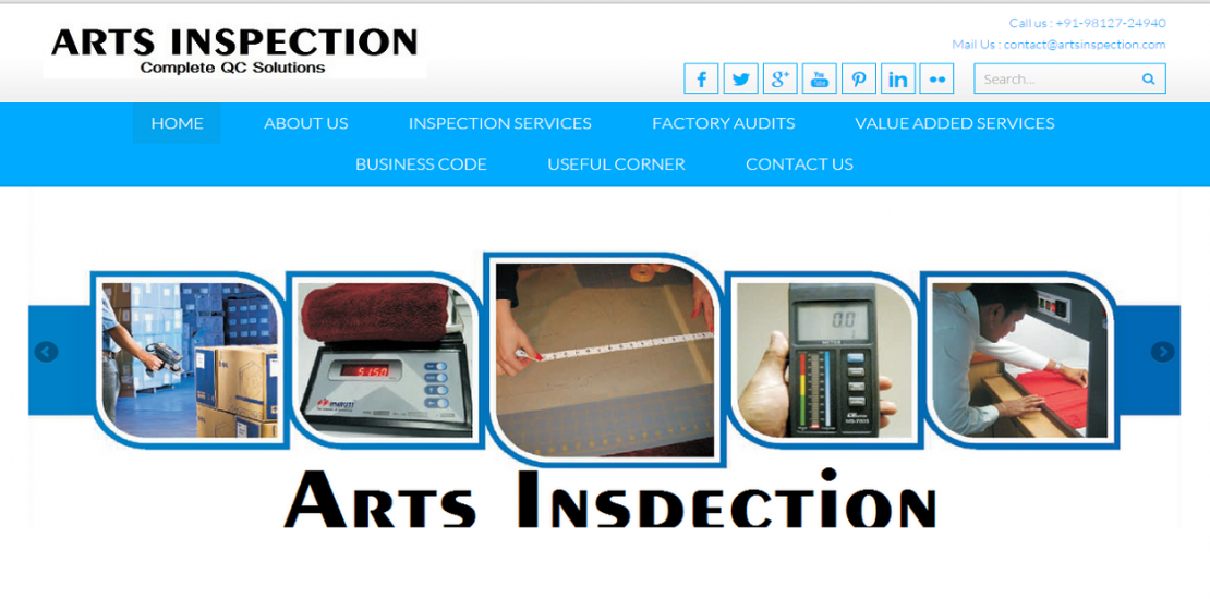 artsinspection-homepage