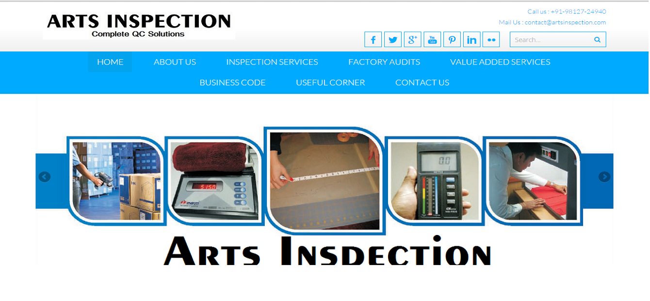 artsinspection-homepage